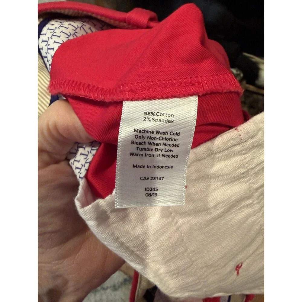 Talbots Curvy Size 12 Raspberry Color Ankle Pants - Picture 3 of 3